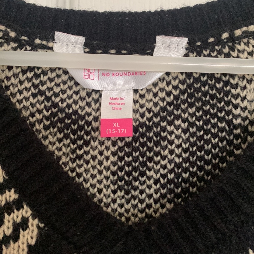 No Boundaries Multi Color Sweater Vest - image 2